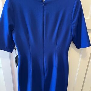 Adrianna Papell Royal Blue Long Sleeve Dress